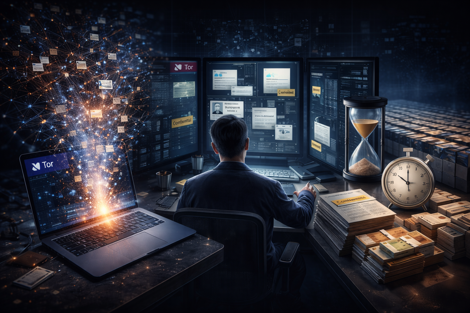 Diagram illustrating the unique value of DeepRansom's data exfiltration analysis